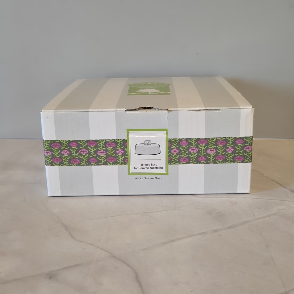 New Scentsy‎ Home Tabletop Base For Ceramic Nightlight Warmer White